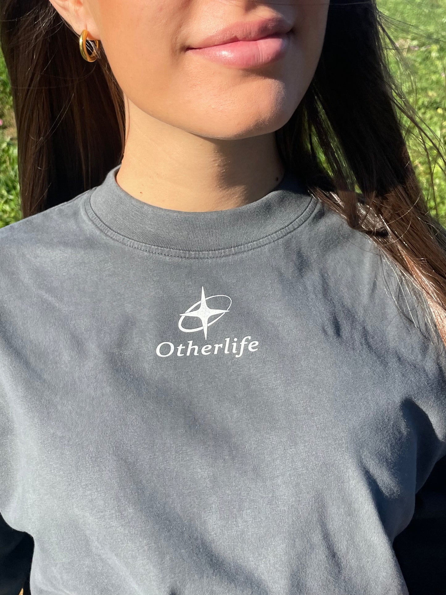 Still winter antracit tee