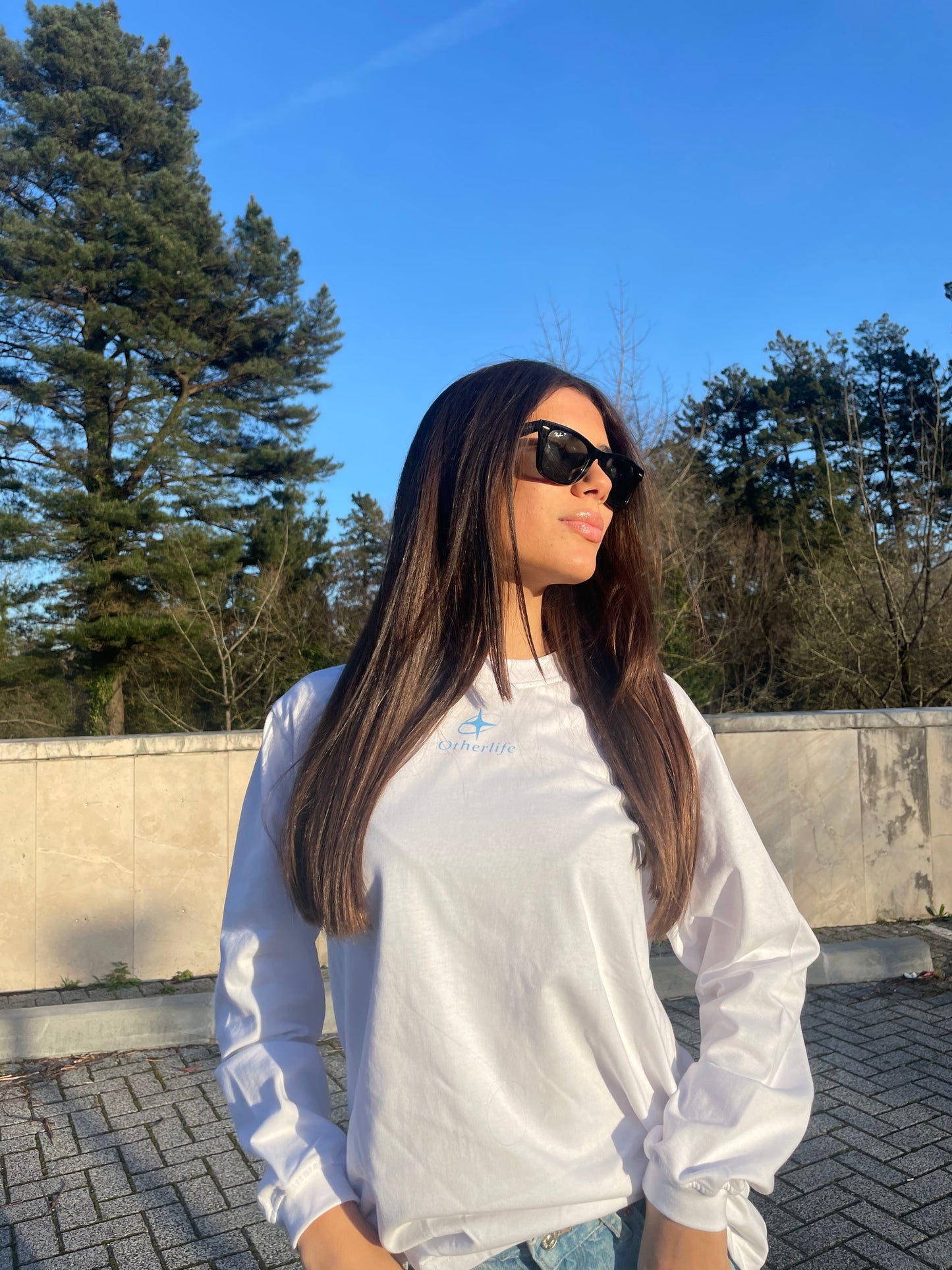 Success stories white longsleeve