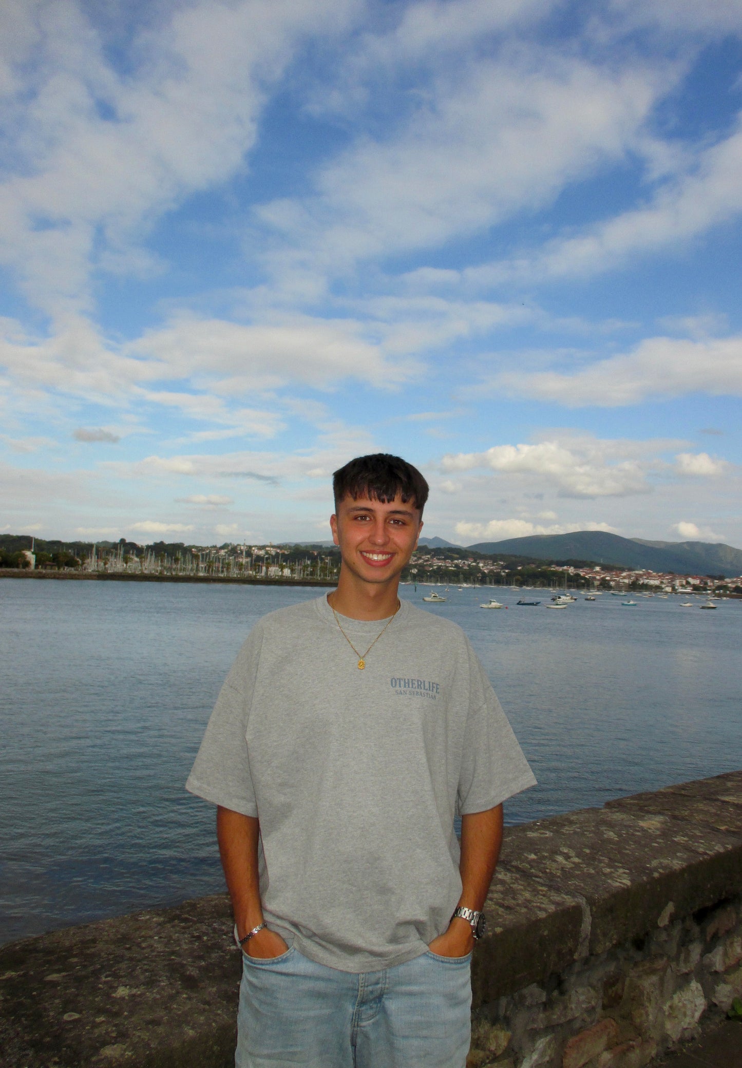 Otherlife grey boxy tee