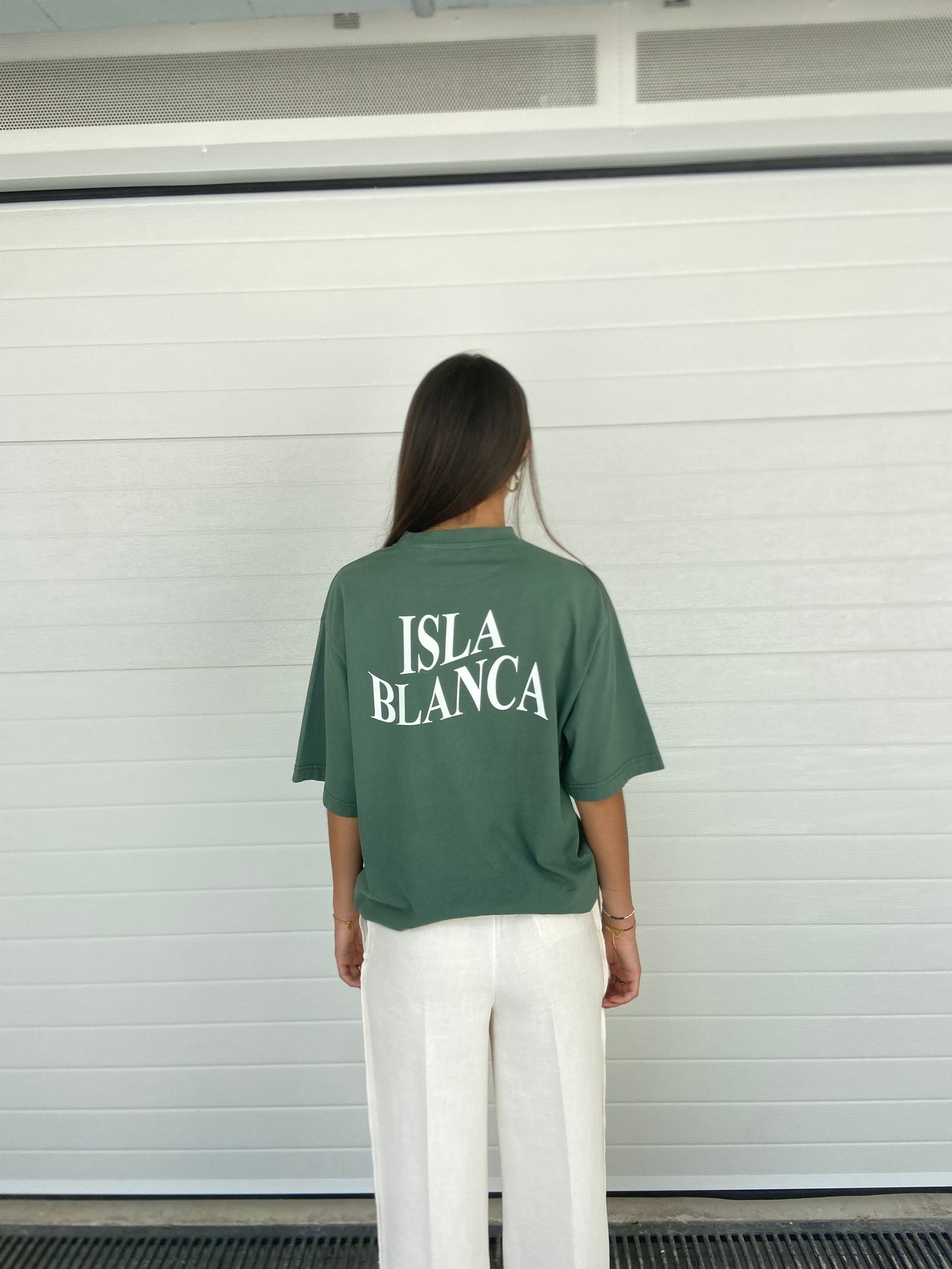 Isla Blanca green tee
