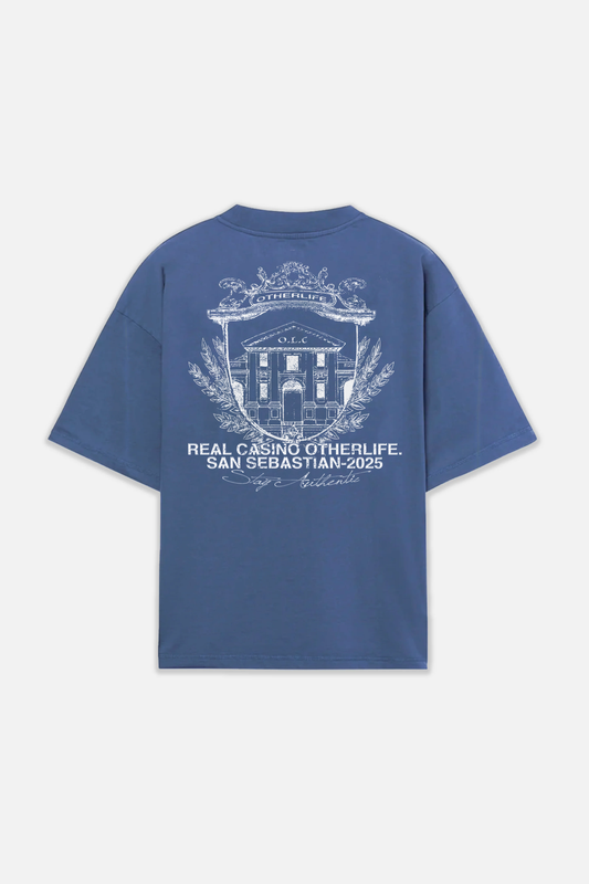 Casino blue tee