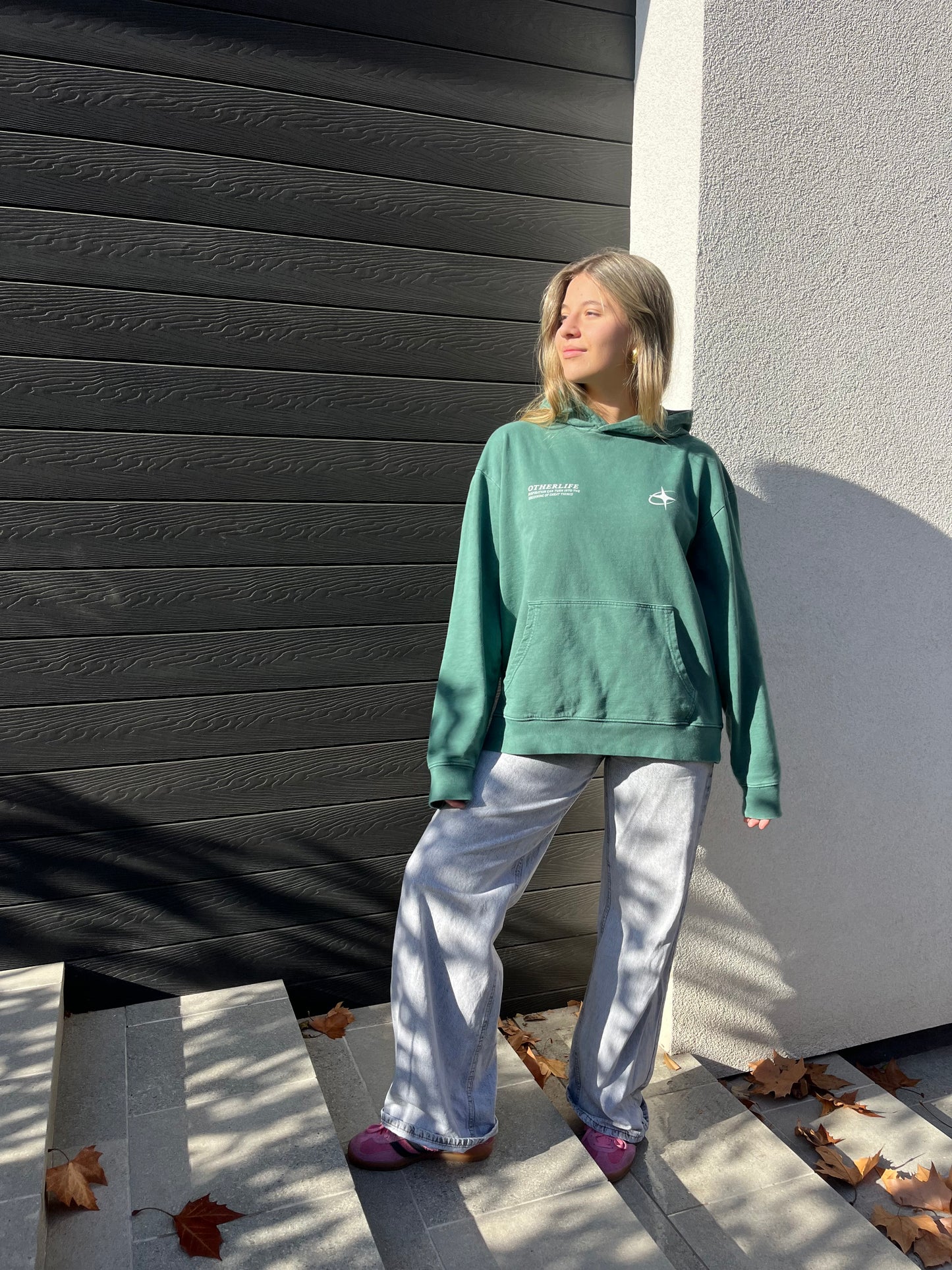 Inspire green hoodie