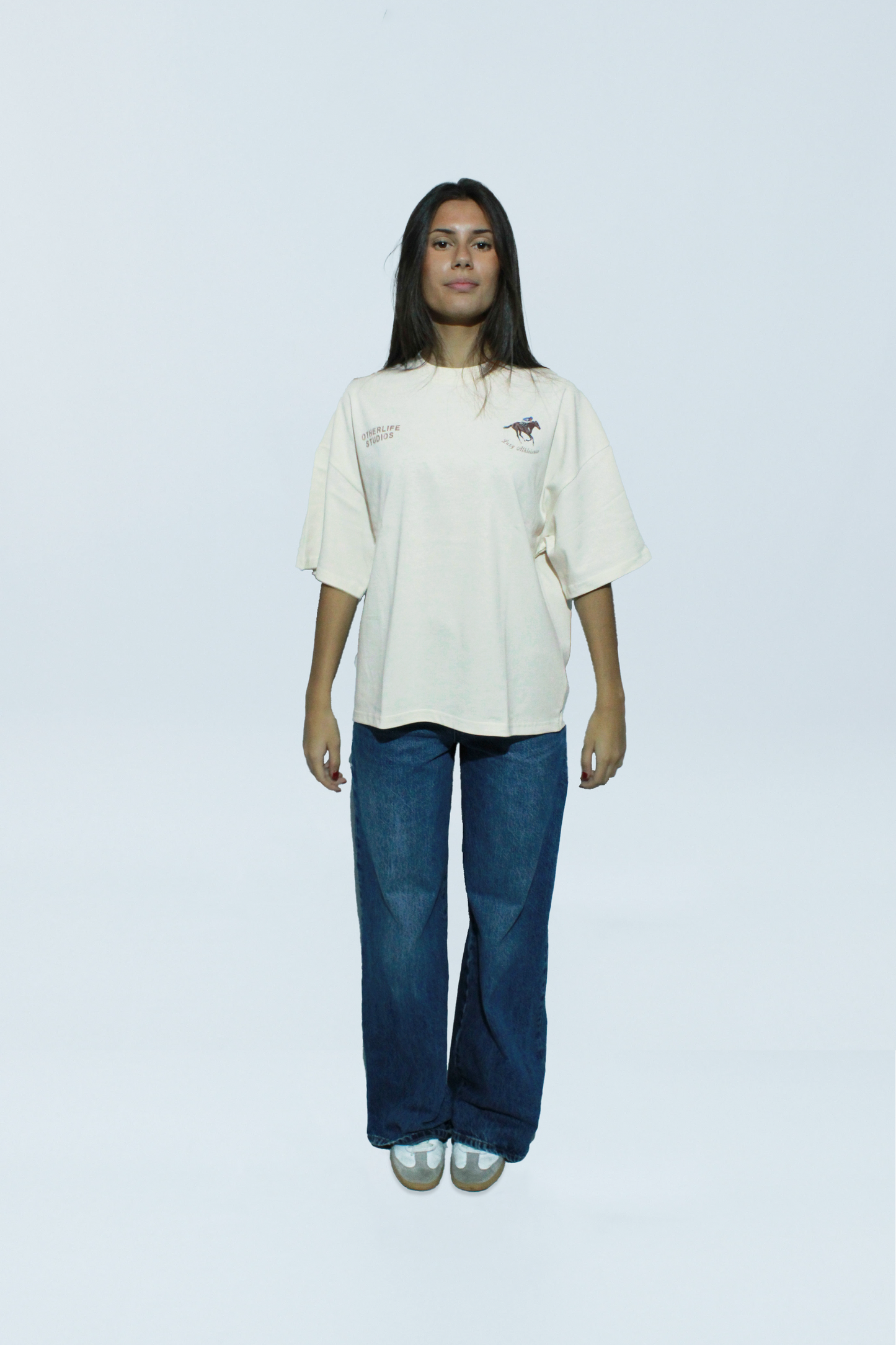 Vintage white boxy tee